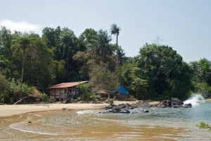 Een klein paradijs: Black Johnson Beach.