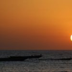 Zonsondergang Gunjur Gambia