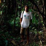 Wandelen op Tiwai Island Sierra Leone