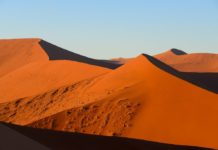 Zonsopkomst op Dune 45 Dune 45 Namibië