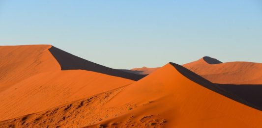 Zonsopkomst op Dune 45 Dune 45 Namibië