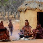 Himba dorp in Namibië