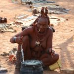 Himba dorp in Namibië