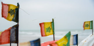 Lac Rose, het roze meer van Senegal Lac Rose Senegal