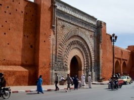 Betoverend Marrakesh Stadsmuur Marrakech Marokko
