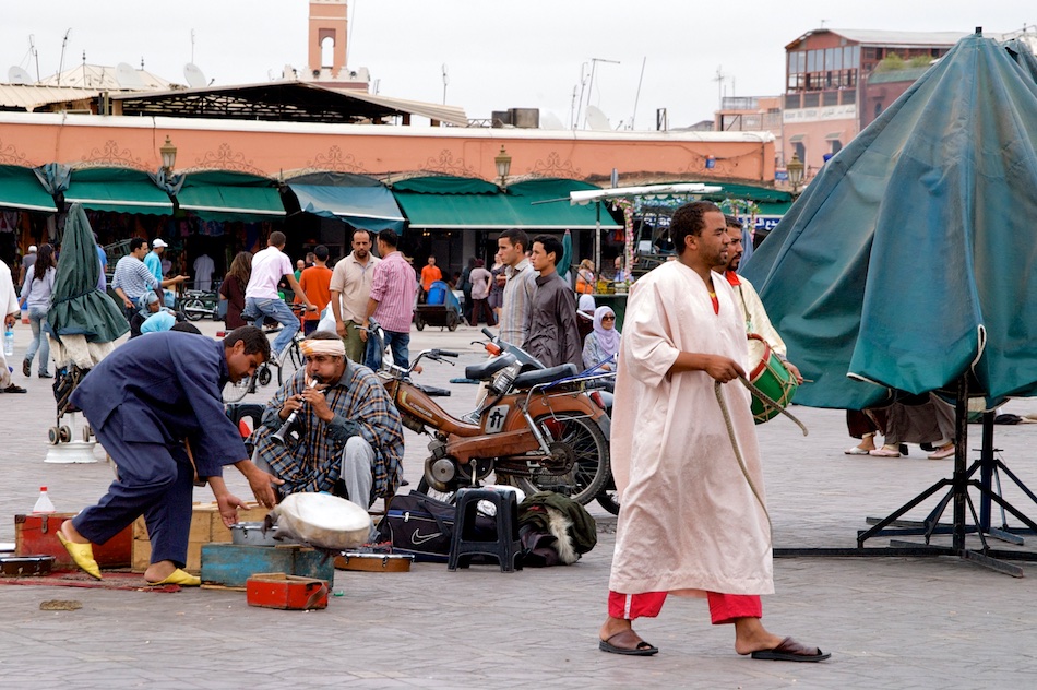 Djemma el Fna-plein Marrakech Marokko