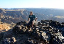 Fish River Canyon is de grootste kloof in Afrika Fish River Canyon Namibië