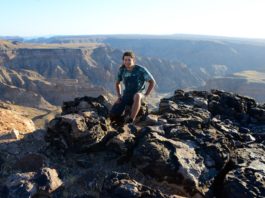 Fish River Canyon is de grootste kloof in Afrika Fish River Canyon Namibië