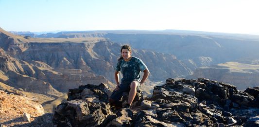 Fish River Canyon is de grootste kloof in Afrika Fish River Canyon Namibië