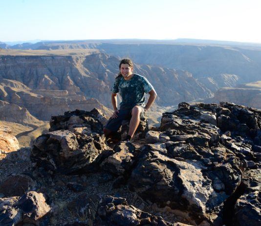 Fish River Canyon is de grootste kloof in Afrika Fish River Canyon Namibië