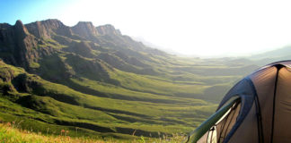 Bedwing de Sanipas in Lesotho
