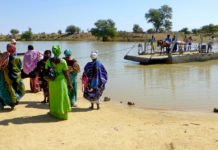 Podor is de meest Noordelijke stad van Senegal Senegal rivier bij Podor