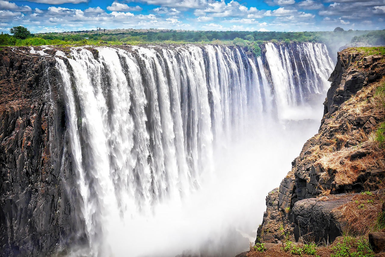 Victoria Falls watervallen Zimbabwe 1