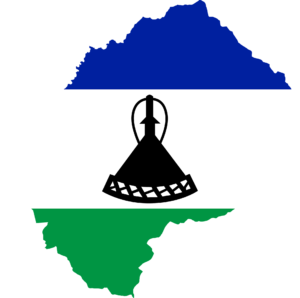 lesotho landkaart