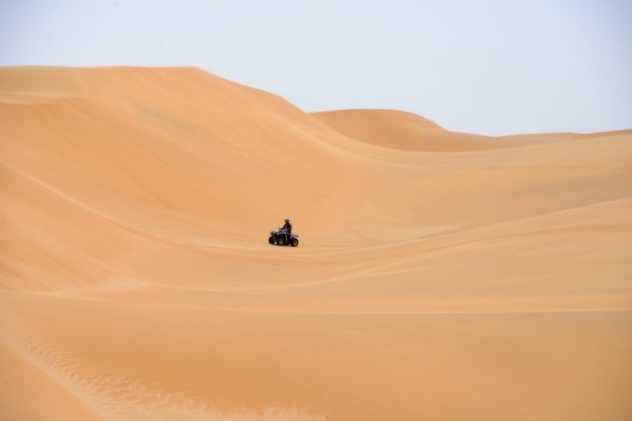 Swakopmund Namibie quad zandduinen