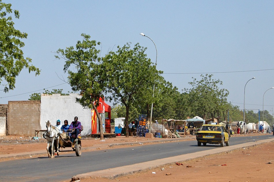 Straatbeeld Tambacounda Senegal