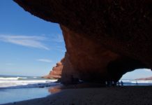 Het mooiste strand van Marokko bij Sidi Ifni Sidi Ifni Legzira Plage Marokko