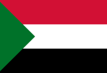 Leger zet Soedanese President Omar Al Bashir af Vlag Soedan