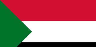Leger zet Soedanese President Omar Al Bashir af Vlag Soedan