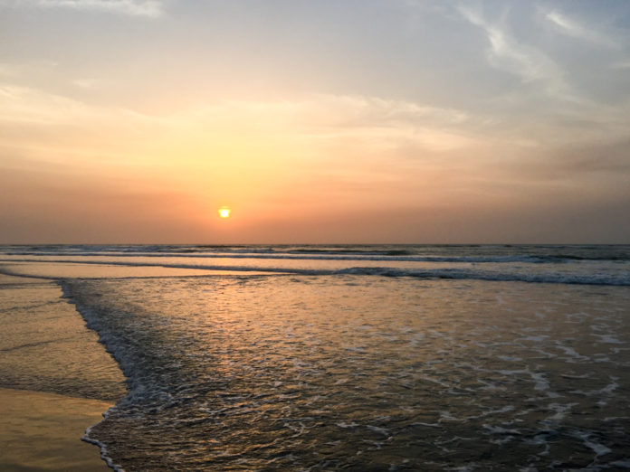 Strand en zee Niafarang Casamance Senegal Strand en zee Niafarang Casamance Senegal