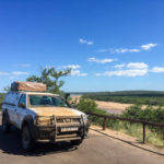 Rijden door Krugerpark Zuid Afrika