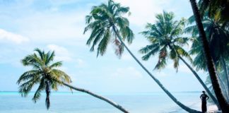 Het charmante stadje Harper Palmboom strand Harper Liberia