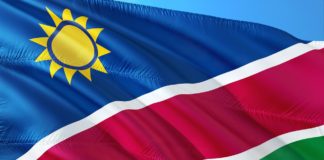 Weetjes over de vlag van Namibië vlag van namibië