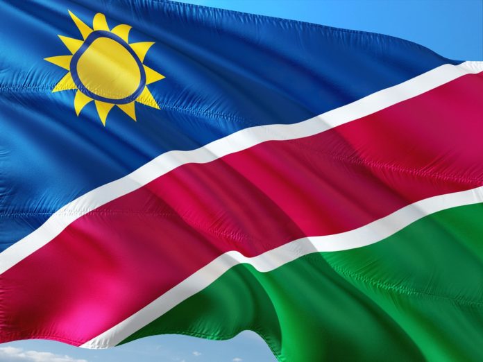 vlag van namibië