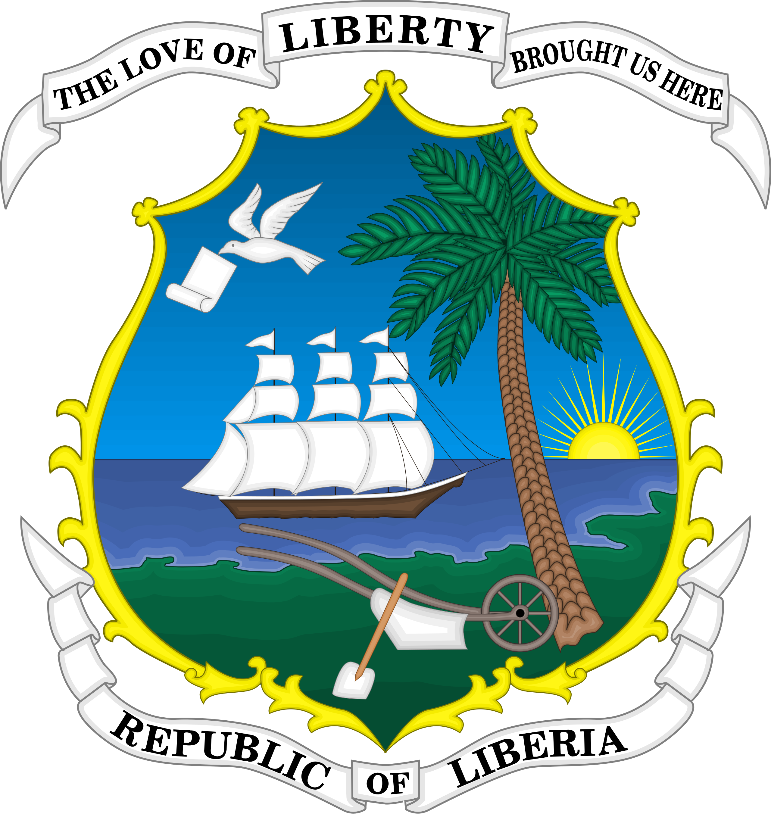 Wapenschild Liberia