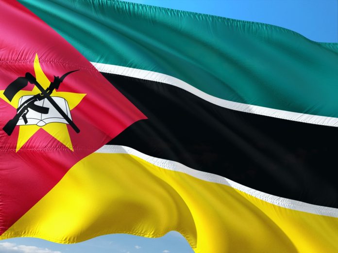 vlag van Mozambique