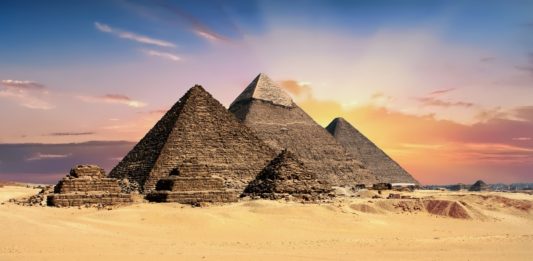 De piramiden van Gizeh De piramiden van Gizeh