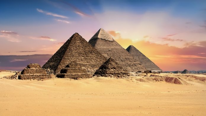 De piramiden van Gizeh