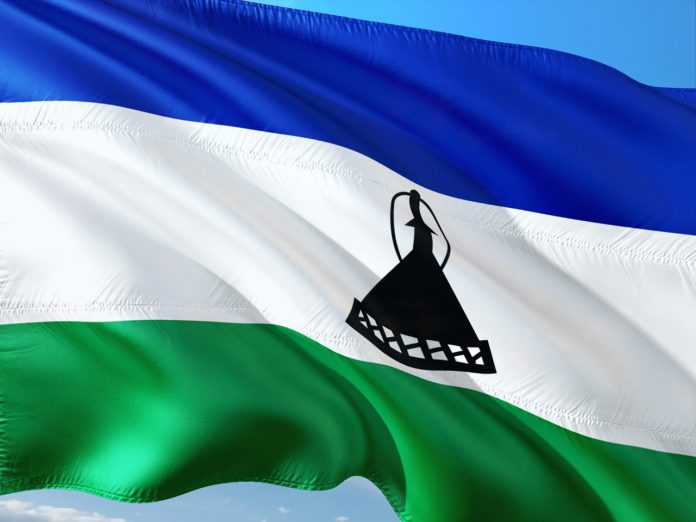 vlag van Lesotho