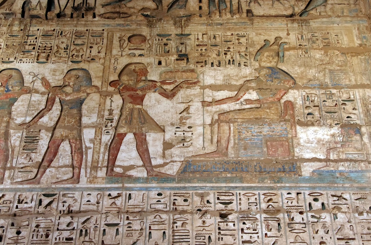 Habu tempel Egypte