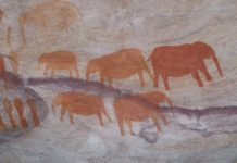 De rotsschilderingen van Tsodilo Hills Tsodilo Hills Botswana