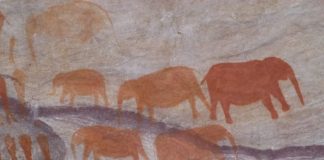 De rotsschilderingen van Tsodilo Hills Tsodilo Hills Botswana