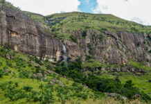 Drakensbergen Dragensbergen Zuid Afrika