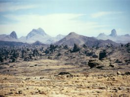 Het Tibesti gebergte Tibesti Tsjaad