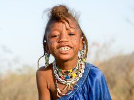 Fulani Bororo in het zuiden van Tsjaad Fulani Bororo Tsjaad