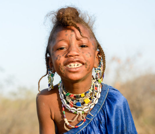 Fulani Bororo in het zuiden van Tsjaad Fulani Bororo Tsjaad
