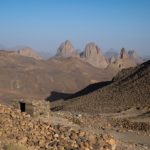 Het Hoggar gebergte Algerije