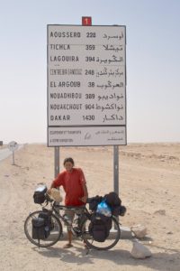 Op de fiets door de Sahara