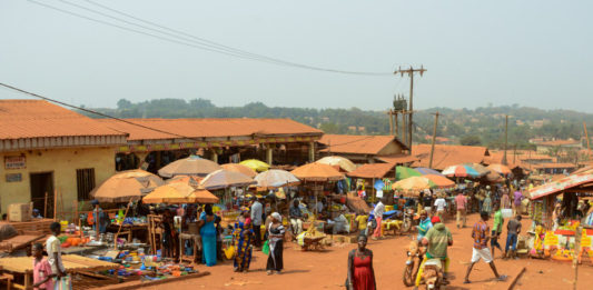 Bertoua Bertoua Kameroen straatbeeld
