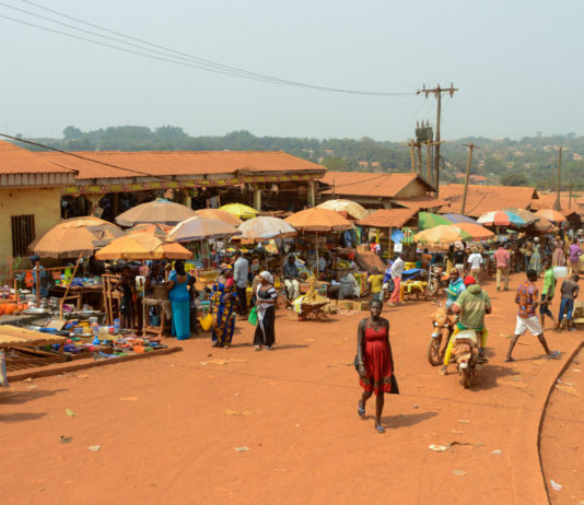 Bertoua Bertoua Kameroen straatbeeld