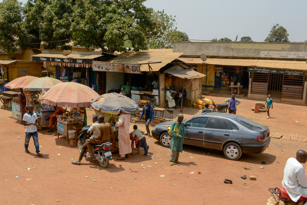Garoua-Boulaï Kameroen straatbeeld