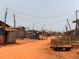 Libongo Libongo hoofdstraat Kameroen