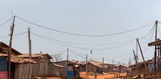 Libongo Libongo hoofdstraat Kameroen