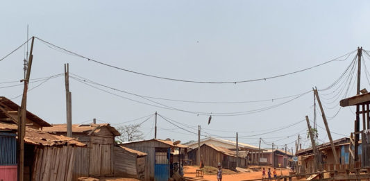 Libongo Libongo hoofdstraat Kameroen