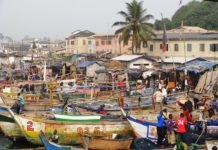 Elmina en het St. George kasteel Elmina Ghana