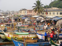 Elmina en het St. George kasteel Elmina Ghana